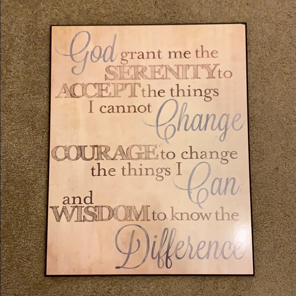 Wall Art - Wooden quote board